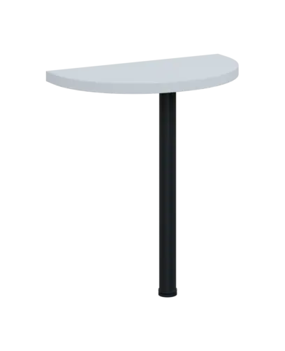 SIJD - 80 přístavba jednací, kovová podnož černá, síla desky 36 mm, široká 800 mm, bílá