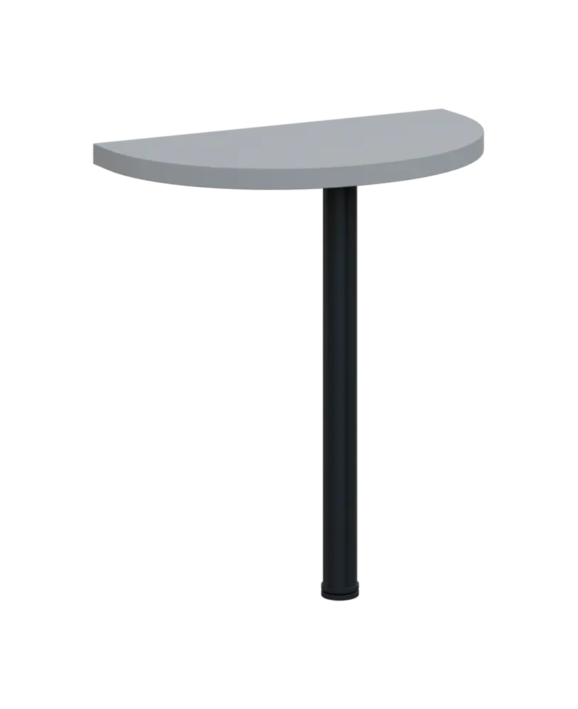 SIJD - 80 přístavba jednací, kovová podnož černá, síla desky 36 mm, široká 800 mm, šedá