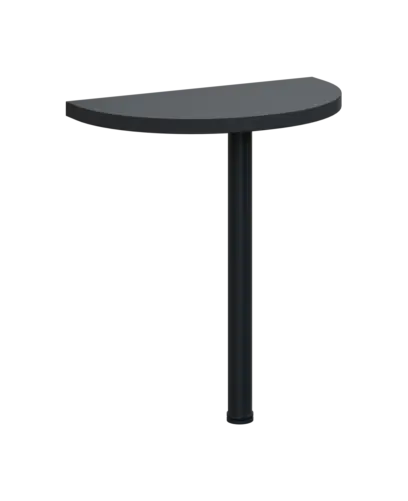 SIJD - 80 přístavba jednací, kovová podnož černá, síla desky 36 mm, široká 800 mm, antracit