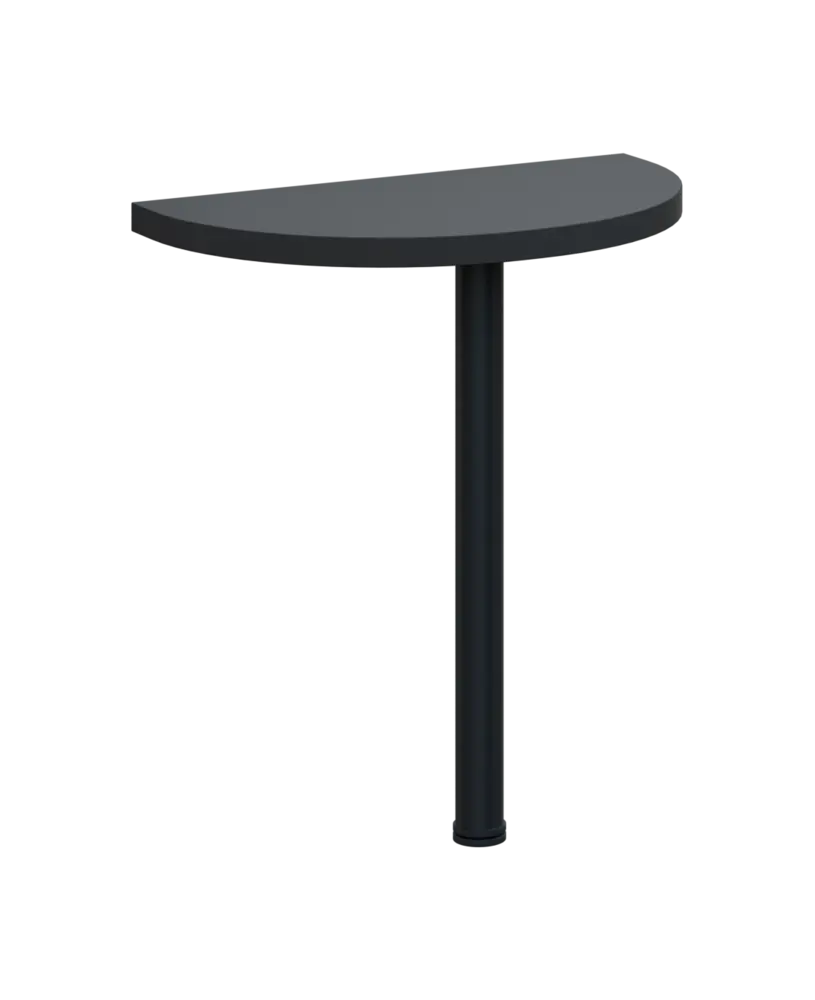 SIJD - 80 přístavba jednací, kovová podnož černá, síla desky 36 mm, široká 800 mm, antracit