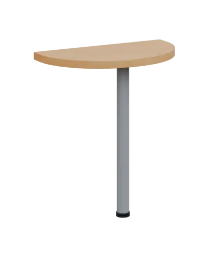 SIJD - 80 přístavba jednací, kovová podnož stříbrná, síla desky 36 mm, široká 800 mm, javor horský