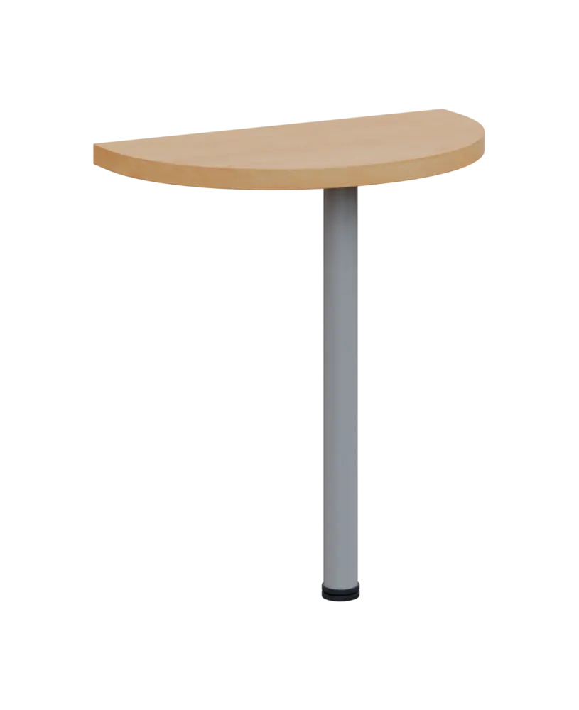 SIJD - 80 přístavba jednací, kovová podnož stříbrná, síla desky 36 mm, široká 800 mm, javor horský