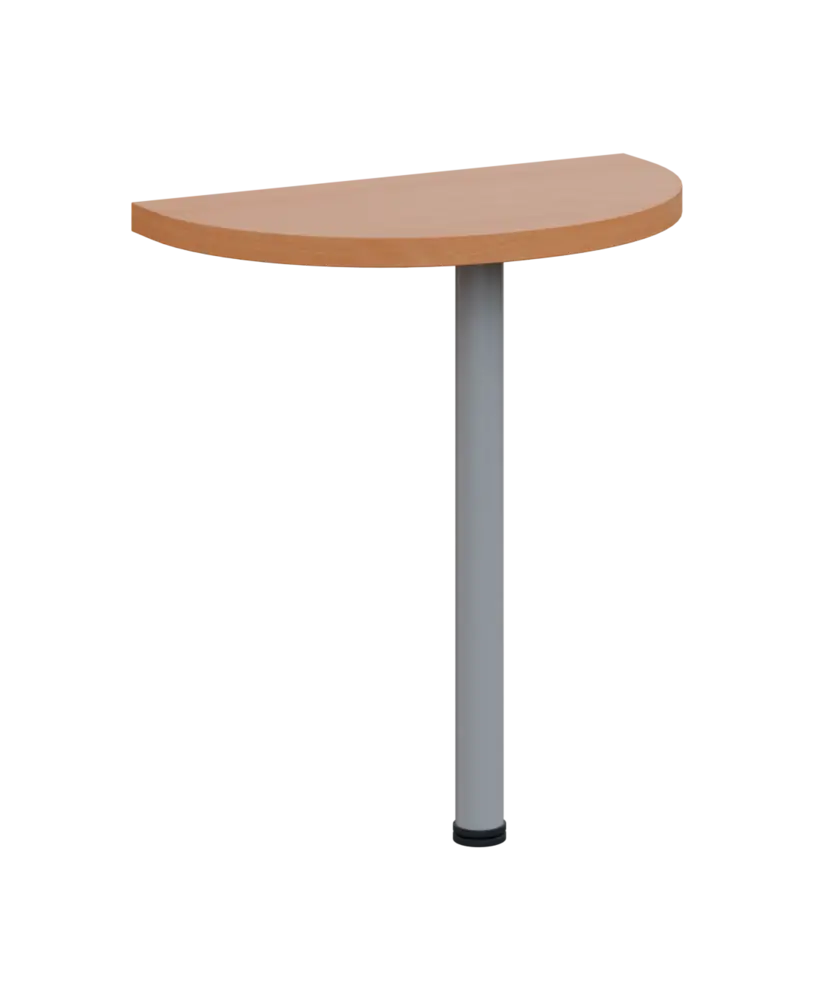 SIJD - 80 přístavba jednací, kovová podnož stříbrná, síla desky 36 mm, široká 800 mm, buk royal