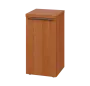 SIN 2 - 4D kancelářská skříň, 1-dveřová, levá, 770x400x400, olše jantar