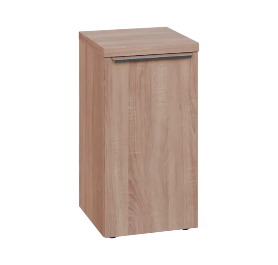 SIN 2 - 4D kancelářská skříň, 1-dveřová, pravá, 770x400x400, dub bardolino