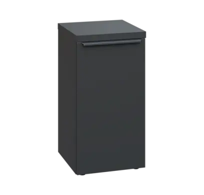 SIN 2 - 4D kancelářská skříň, 1-dveřová, pravá, 770x400x400, antracit