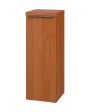 SIN 3 - 4D kancelářská skříň, 1-dveřová, levá, 1120x400x400, olše jantar