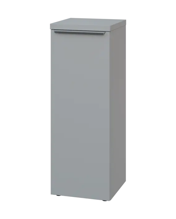 SIN 3 - 4D kancelářská skříň, 1-dveřová, levá, 1120x400x400, šedá