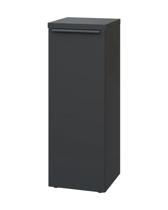 SIN 3 - 4D kancelářská skříň, 1-dveřová, levá, 1120x400x400, antracit