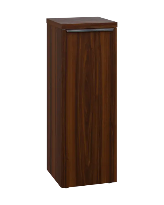 SIN 3 - 4D kancelářská skříň, 1-dveřová, pravá, 1120x400x400, ořech královský