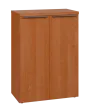 SIN 3 - 8D kancelářská skříň, 2-dveřová, 1120x800x400, olše jantar