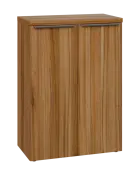 SIN 3 - 8D kancelářská skříň, 2-dveřová, 1120x800x400, ořech světlý