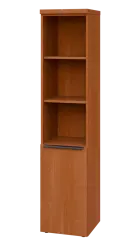 SIN 5 - 4DN3 kancelářská skříň, 1-dveřová/nika, levá, 1820x400x400, olše jantar