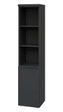 SIN 5 - 4DN3 kancelářská skříň, 1-dveřová/nika, levá, 1820x400x400, antracit