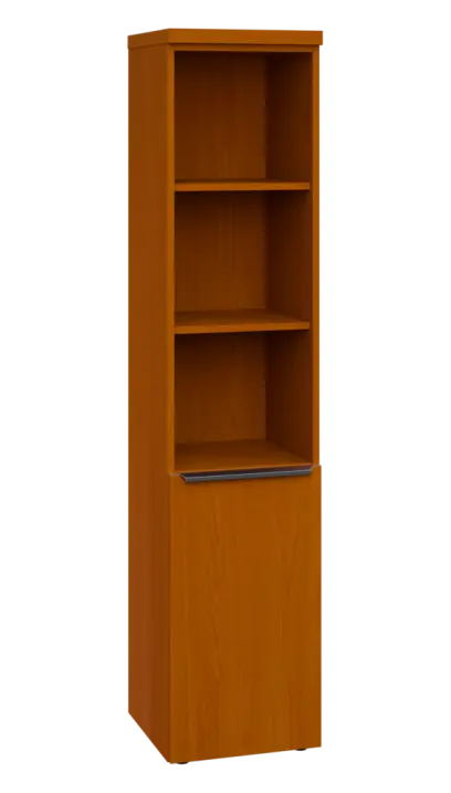 SIN 5 - 4DN3 kancelářská skříň, 1-dveřová/nika, pravá, 1820x400x400, třešeň šumavská