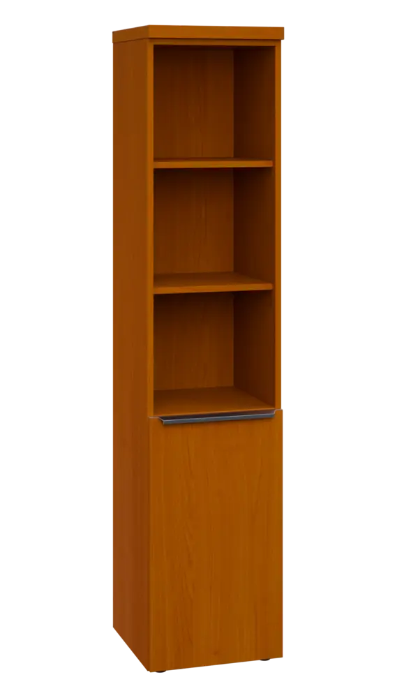 SIN 5 - 4DN3 kancelářská skříň, 1-dveřová/nika, pravá, 1820x400x400, třešeň šumavská