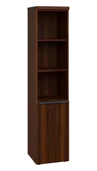 SIN 5 - 4DN3 kancelářská skříň, 1-dveřová/nika, pravá, 1820x400x400, ořech královský