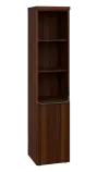 SIN 5 - 4DN3 kancelářská skříň, 1-dveřová/nika, pravá, 1820x400x400, ořech královský