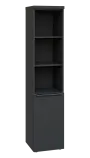 SIN 5 - 4DN3 kancelářská skříň, 1-dveřová/nika, pravá, 1820x400x400, antracit