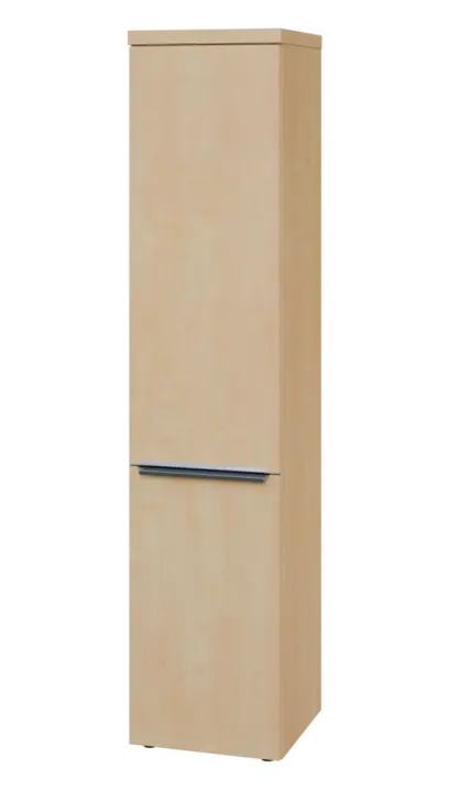 SIN 5 - 42D kancelářská skříň, 2-dveřová, levá, 1820x400x400, bříza světlá