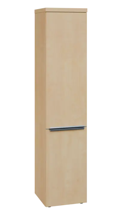 SIN 5 - 42D kancelářská skříň, 2-dveřová, pravá, 1820x400x400, bříza světlá