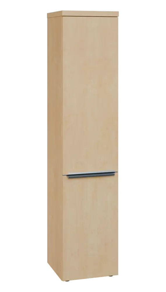 SIN 5 - 42D kancelářská skříň, 2-dveřová, pravá, 1820x400x400, bříza světlá