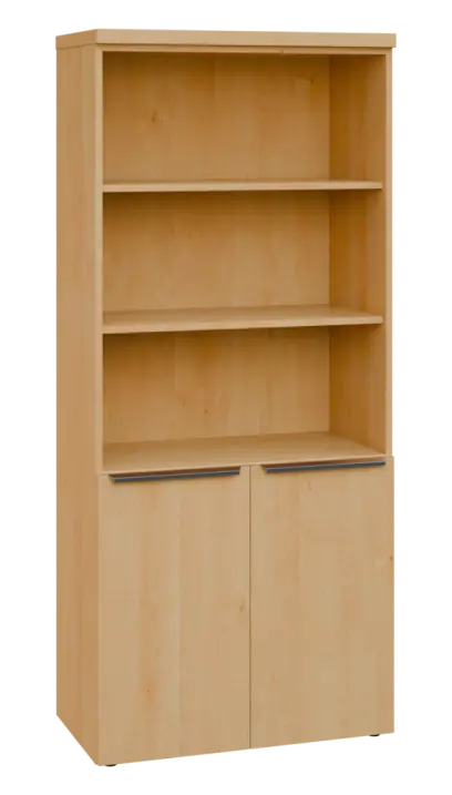 SIN 5 - 8DN3 kancelářská skříň, 2-dveřová/nika, 1820x800x400, javor horský