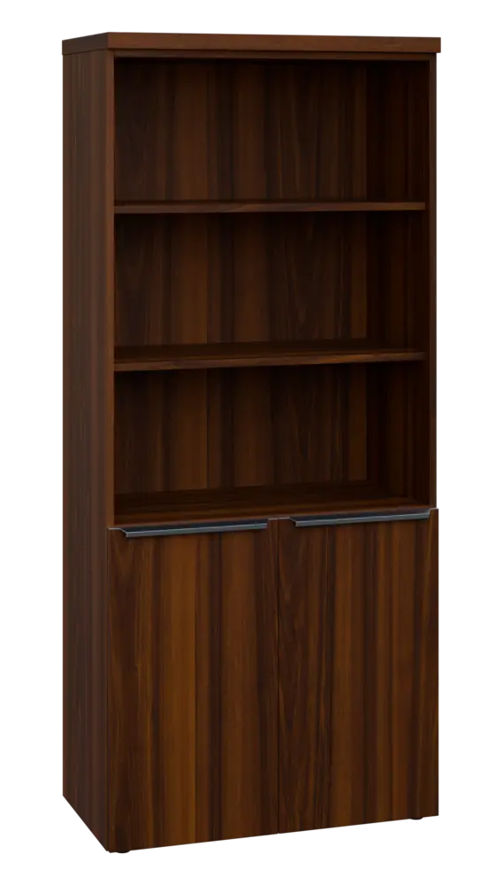 SIN 5 - 8DN3 kancelářská skříň, 2-dveřová/nika, 1820x800x400, ořech královský