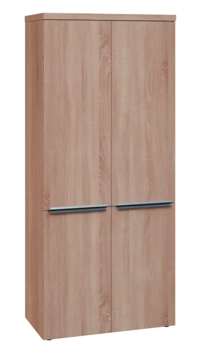 SIN 5 - 84D kancelářská skříň, 4-dveřová, 1820x800x400, dub bardolino