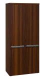 SIN 5 - 84D kancelářská skříň, 4-dveřová, 1820x800x400, ořech královský