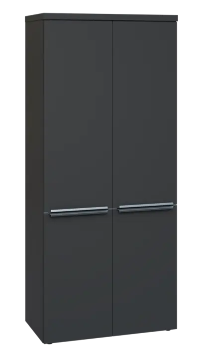 SIN 5 - 84D kancelářská skříň, 4-dveřová, 1820x800x400, antracit