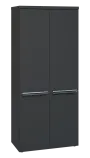 SIN 5 - 84D kancelářská skříň, 4-dveřová, 1820x800x400, antracit