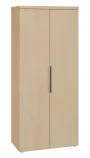 SIN 5 - 8D kancelářská skříň, 2-dveřová, 1820x800x400, bříza světlá