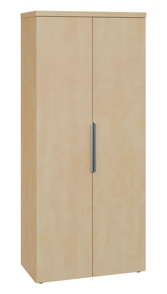 SIN 5 - 8D kancelářská skříň, 2-dveřová, 1820x800x400, bříza světlá