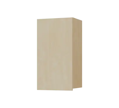 SIH - 4D horní skříňka, 1-dveřová, levá, 750x400x300, bříza světlá