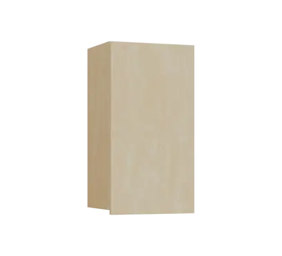 SIH - 4D horní skříňka, 1-dveřová, pravá, 750x400x300, bříza světlá