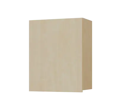 SIH - 6D horní skříňka, 1-dveřová, levá, 750x600x300, bříza světlá