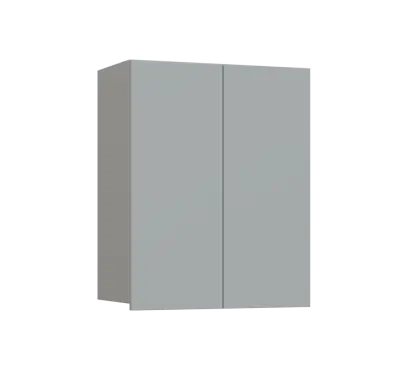 SIH - 6D2 horní skříňka, 2-dveřová, 750x600x300, šedá