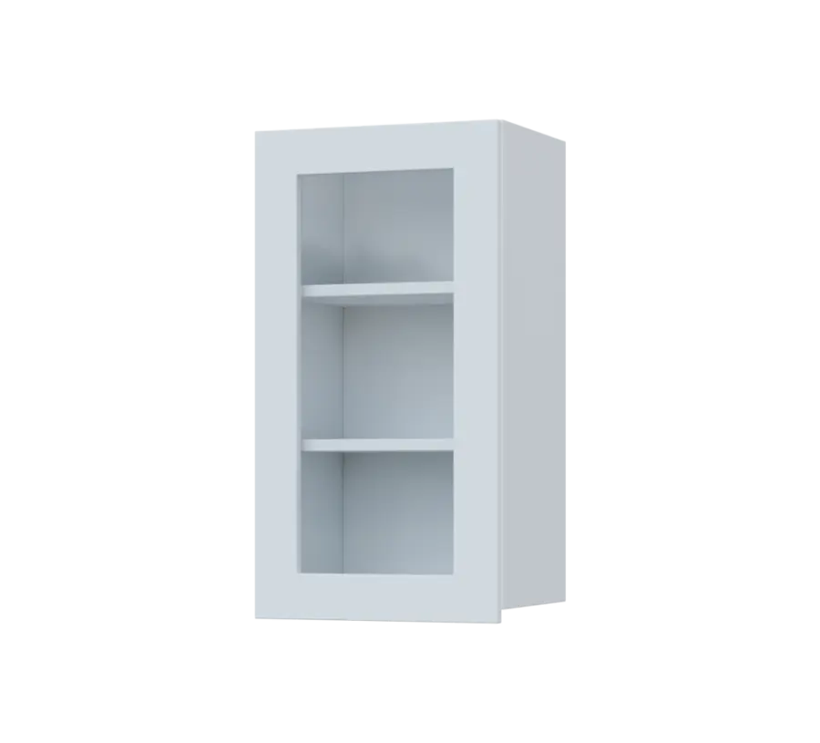 SIH - 4S horní skříňka, 1-dveřová, prosklená, levá, 750x400x300, bílá