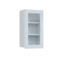 SIH - 4S horní skříňka, 1-dveřová, prosklená, pravá, 750x400x300, bílá
