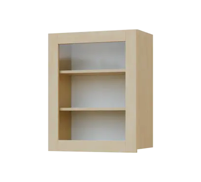 SIH - 6S horní skříňka, 1-dveřová, prosklená, levá, 750x600x300, bříza světlá SIH - 6S horní skříňka, 1-dveřová, prosklená, levá, 750x600x300, bříza světlá