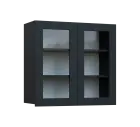 SIH - 8S horní skříňka, 2-dveřová, prosklená, 750x800x300, antracit