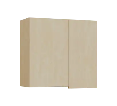 SIHR - 8 horní skříňka, 2-dveřová, rohová, levá, 750x800x300, bříza světlá SIHR - 8 horní skříňka, 2-dveřová, rohová, levá, 750x800x300, bříza světlá