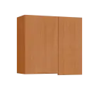 SIHR - 8 horní skříňka, 2-dveřová, rohová, levá, 750x800x300, buk royal