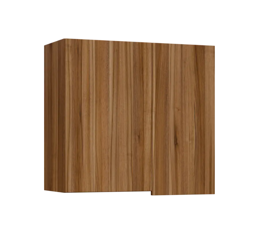 SIHR - 8 horní skříňka, 2-dveřová, rohová, levá, 750x800x300, ořech světlý