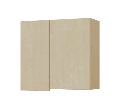 SIHR - 8 horní skříňka, 2-dveřová, rohová, pravá, 750x800x300, bříza světlá SIHR - 8 horní skříňka, 2-dveřová, rohová, pravá, 750x800x300, bříza světlá