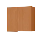SIHR - 8 horní skříňka, 2-dveřová, rohová, pravá, 750x800x300, buk royal