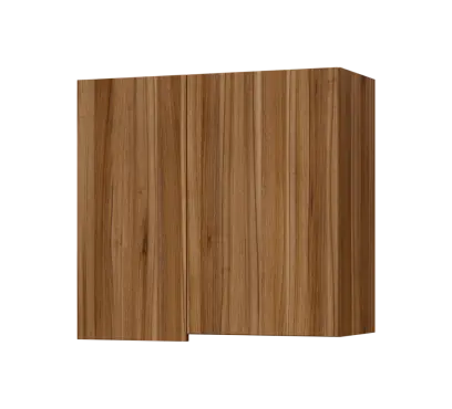 SIHR - 8 horní skříňka, 2-dveřová, rohová, pravá, 750x800x300, ořech světlý