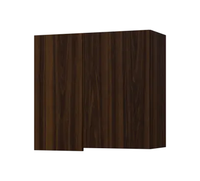 SIHR - 8 horní skříňka, 2-dveřová, rohová, pravá, 750x800x300, ořech královský