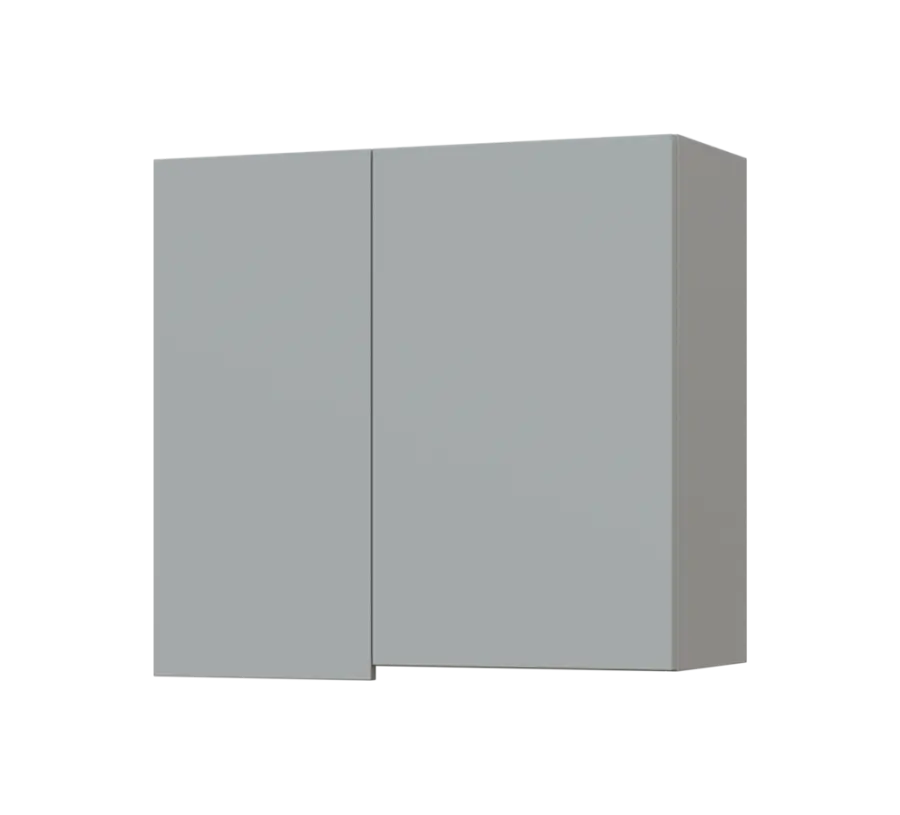 SIHR - 8 horní skříňka, 2-dveřová, rohová, pravá, 750x800x300, šedá